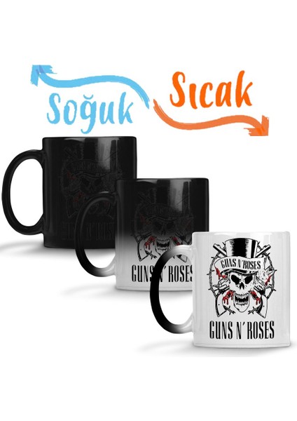 Banda Guns N´ Roses Sihirli Kupa Bardak Porselen