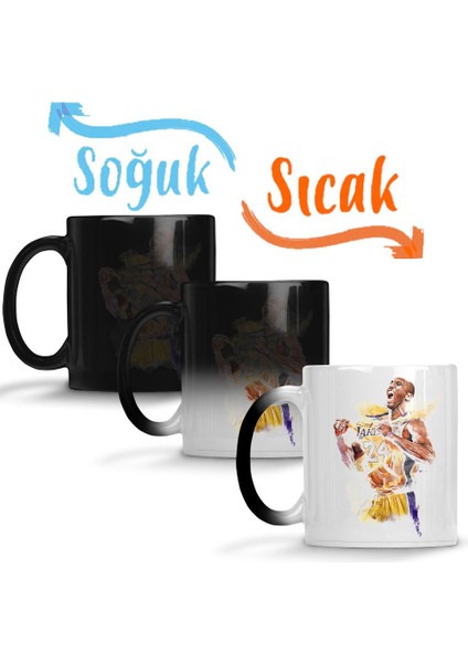 Kobe Bryant Honors Sihirli Kupa Bardak Porselen