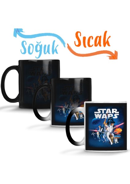 Star Wars 16 Sihirli Kupa Bardak Porselen