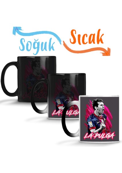 Messi La Pulga Fifa 18 2 Sihirli Kupa Bardak Porselen