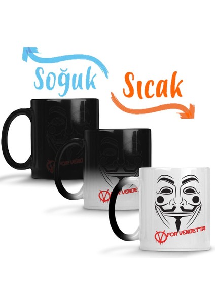 Vendetta Sihirli Kupa Bardak Porselen