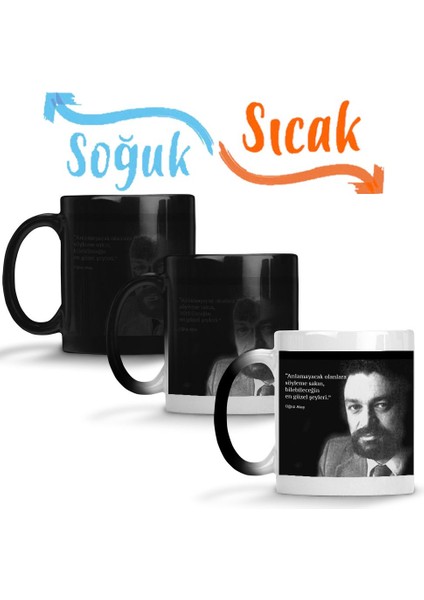 Oğuz Atay Söz 08 Sihirli Kupa Bardak Porselen