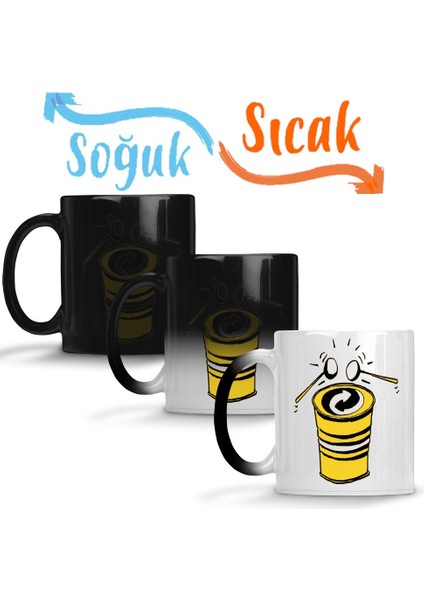 Batida De Lata Sihirli Kupa Bardak Porselen