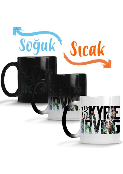 Kyrie Irving 005 Kyrie Irving Sihirli Kupa Bardak Porselen