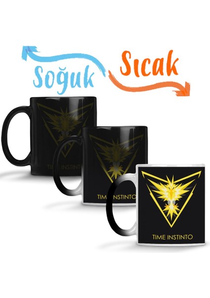 Time Instinto Sihirli Kupa Bardak Porselen