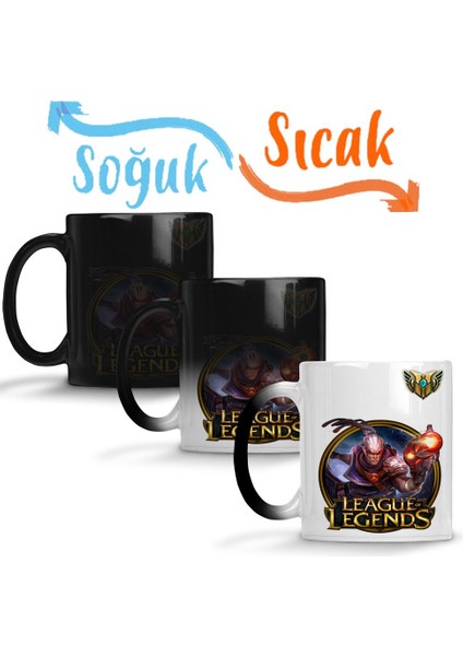 Lucian Lol League Of Legends Sihirli Kupa Bardak Porselen