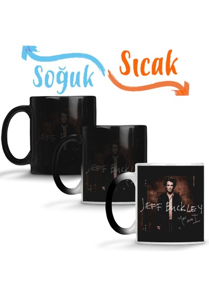 Jeff Buckley 01 Sihirli Kupa Bardak Porselen