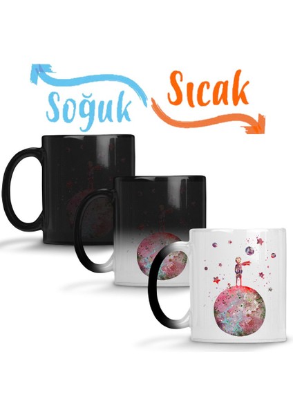 Le Petit Prince Küçük Prens 02 Sihirli Kupa Bardak Porselen