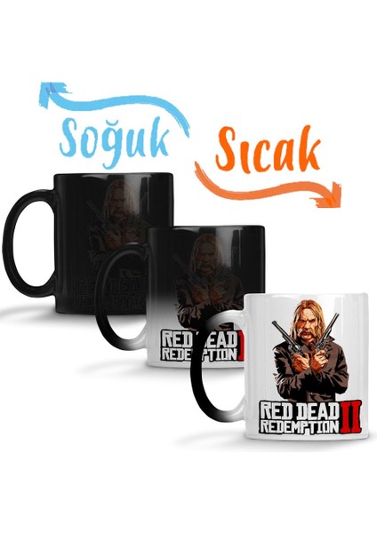 Red Dead Redemption 2 Micah Bell Sihirli Kupa Bardak Porselen