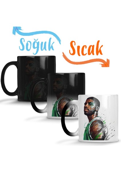 Kyrie Irving 003 Kyrie Irving Sihirli Kupa Bardak Porselen