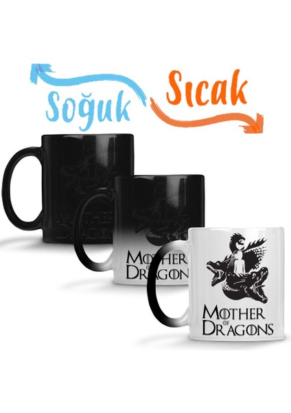 Mother Of Dragons Game Of Thrones Sihirli Kupa Bardak Porselen
