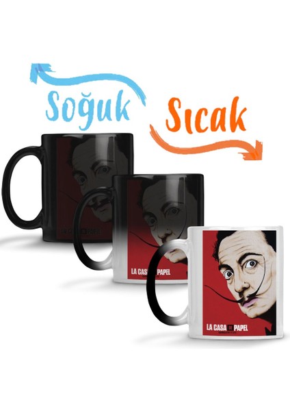 La Casa De Papel 08 Sihirli Kupa Bardak Porselen