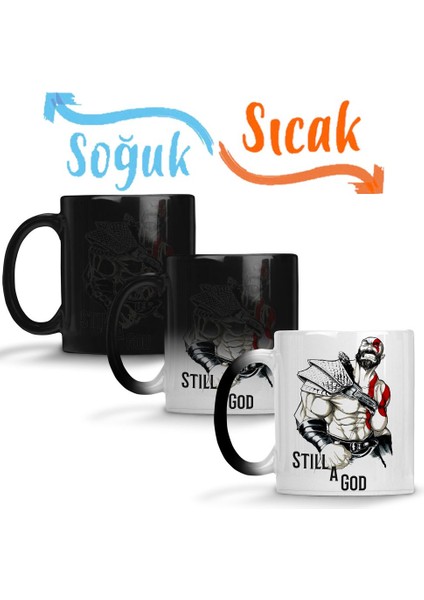 Kratos Still A God Sihirli Kupa Bardak Porselen