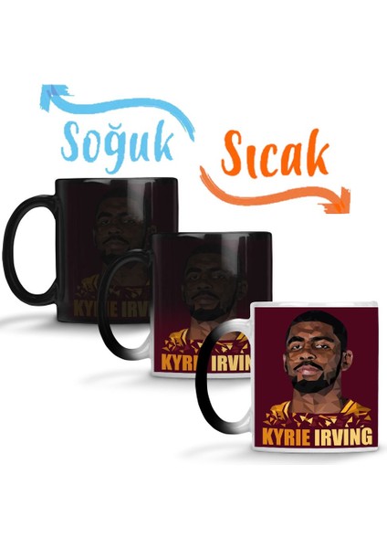 Kyrie Irving 02 Kyrie Irving Sihirli Kupa Bardak Porselen