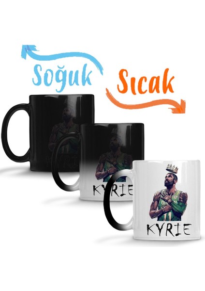 Kyrie Irving 01 Kyrie Irving Sihirli Kupa Bardak Porselen