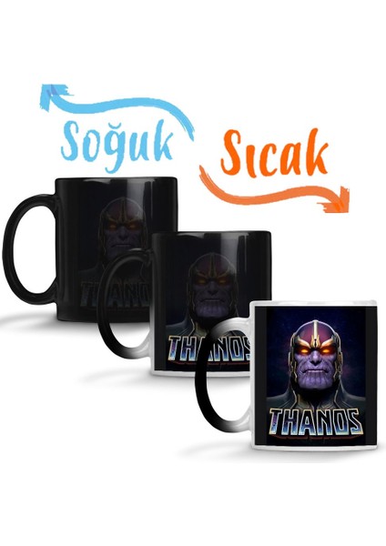 Thanos Marvel Sihirli Kupa Bardak Porselen
