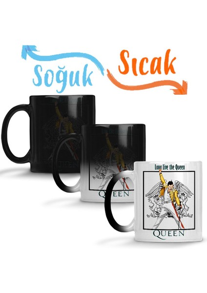 Queen Sihirli Kupa Bardak Porselen