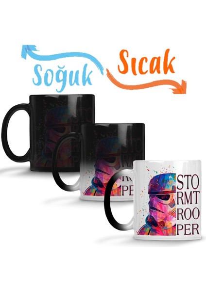 Stormtrooper Star Wars Sihirli Kupa Bardak Porselen