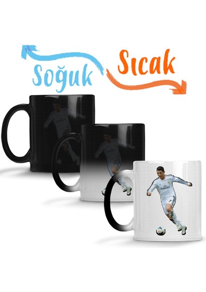 Cristiano Ronaldo Sihirli Kupa Bardak Porselen