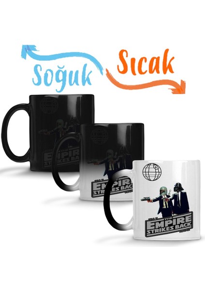 Star Wars 2 Sihirli Kupa Bardak Porselen