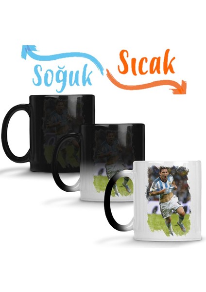 Messi Sihirli Kupa Bardak Porselen