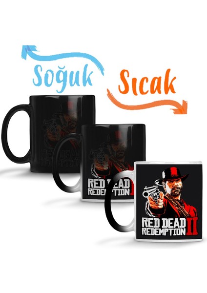 Red Dead Redemption 2 Sihirli Kupa Bardak Porselen