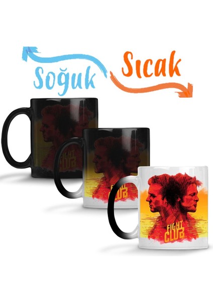 Fight Club Sihirli Kupa Bardak Porselen