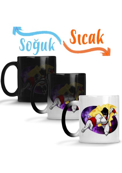 Space Ghost 01 Sihirli Kupa Bardak Porselen