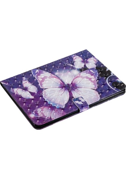 Cüzdan Işlevli Stand Kapaklı Desenli Pu Deri Tablet Kılıfı - Samsung Galaxy Tab A7 Lite 8.7-INCH/T225/T220 (Yurt Dışından)