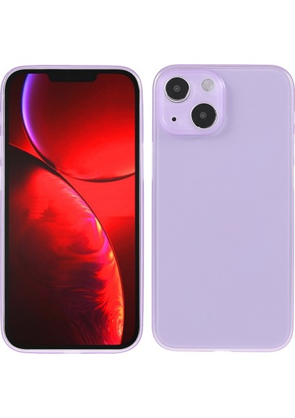 Apple iPhone 13 Mini Için Çarpışma Önleyici Ince Sert Pc Telefon Kılıfı - Mor (Yurt Dışından)
