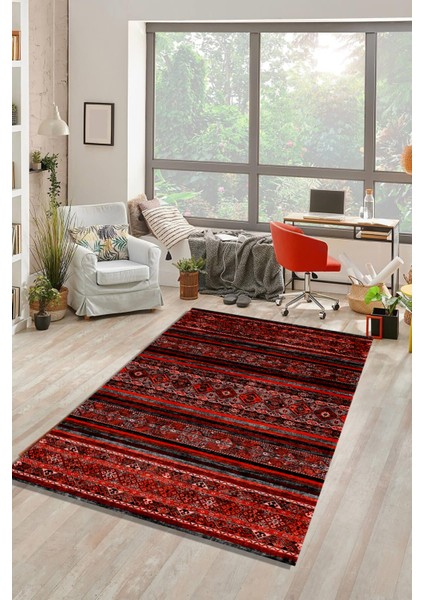 Geleneksel Kilim Desen Kırmızı Halı - WL1226