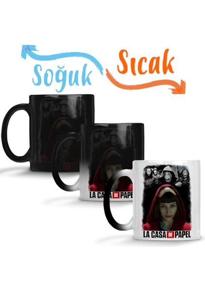 La Casa De Papel Sihirli Kupa Bardak Porselen
