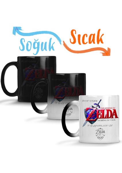 The Legend Of Zelda Ocarina Of Time Sihirli Kupa Bardak Porselen
