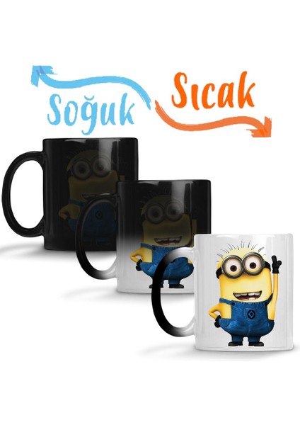 Minion Sihirli Kupa Bardak Porselen