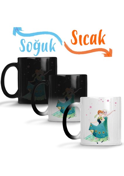 Elsa Anna Olaf The Walt Disney Company Sihirli Kupa Bardak Porselen