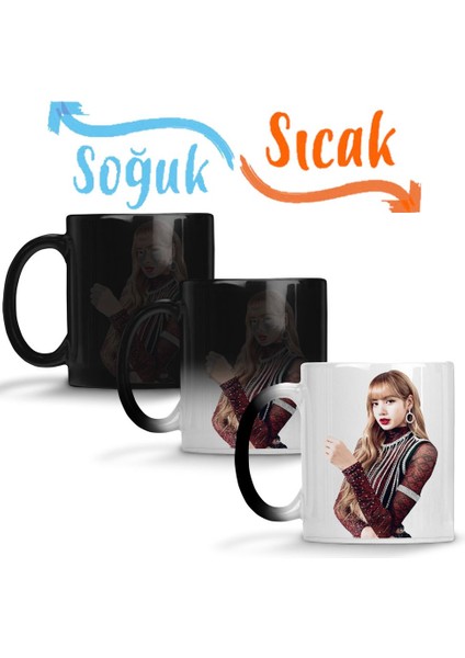 Lisa Blackpink Sihirli Kupa Bardak Porselen