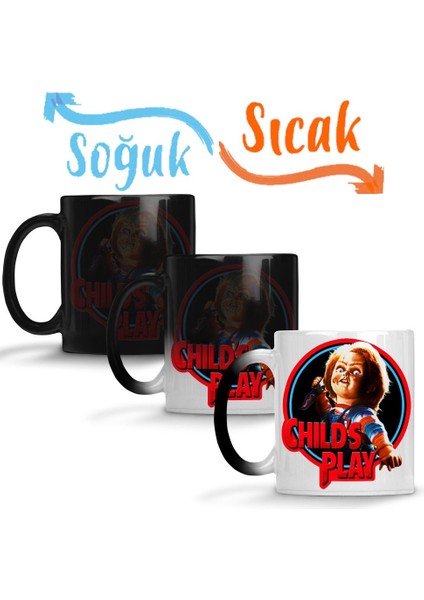 Child's Play Chucky Sihirli Kupa Bardak Porselen