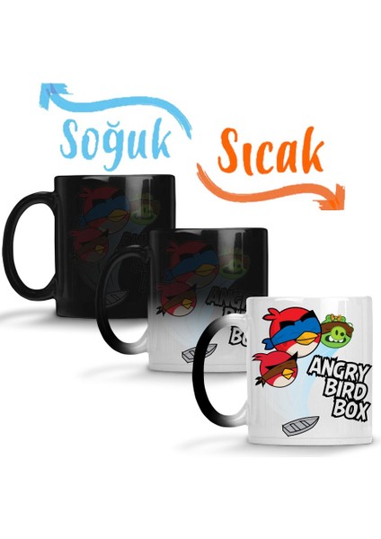 Angry Bird Box Sihirli Kupa Bardak Porselen