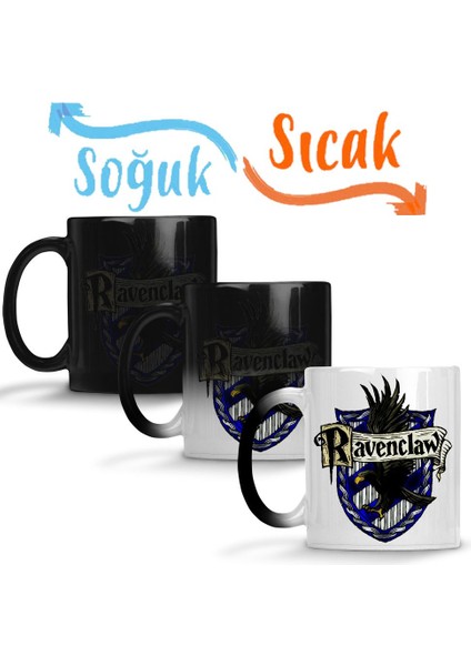 Ravenclaw Logo Sihirli Kupa Bardak Porselen