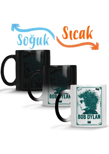 Bob Dylan Sihirli Kupa Bardak Porselen
