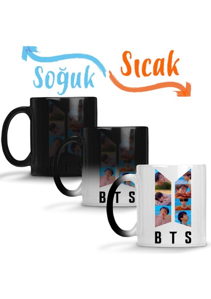 Bts Albüm Sihirli Kupa Bardak Porselen
