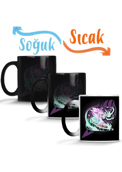 Fairy Tail Anime Manga Wendy Guild Symbol Sihirli Kupa Bardak Porselen