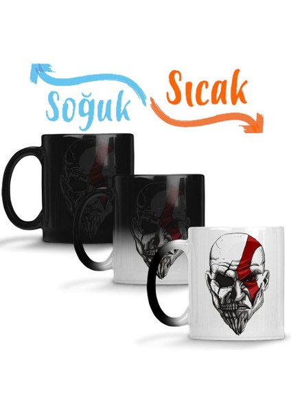 Kratos Death And Rage Sihirli Kupa Bardak Porselen