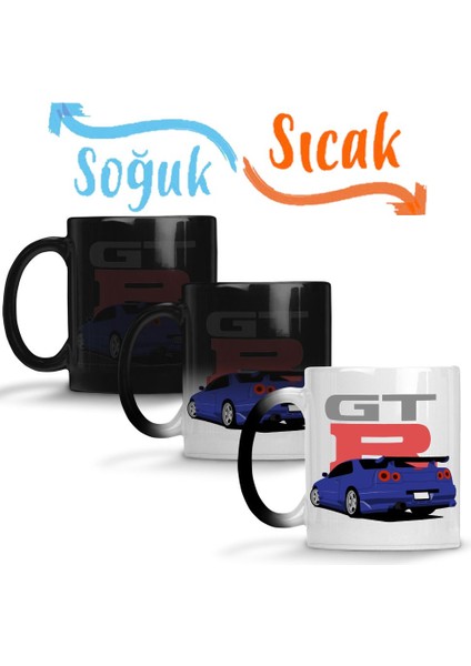 Nissan Skyline Sihirli Kupa Bardak Porselen