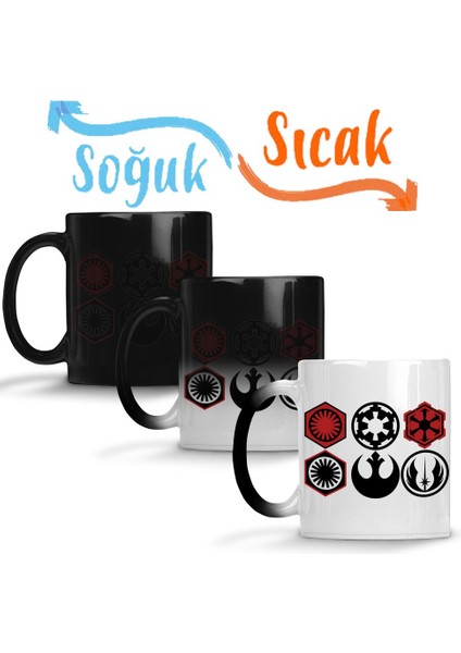 Star Wars Simge Sihirli Kupa Bardak Porselen