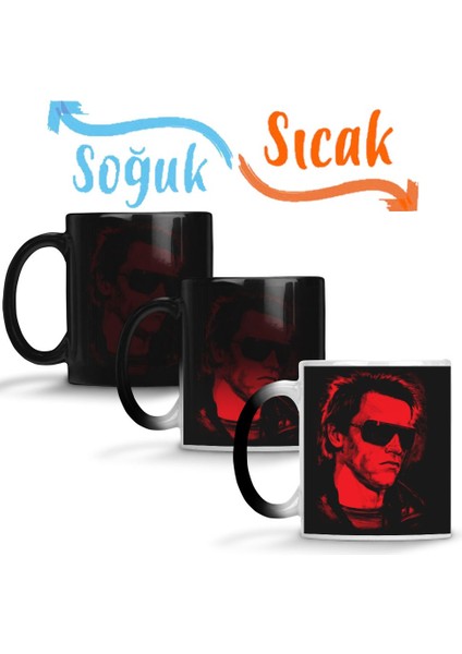 The Terminator Sihirli Kupa Bardak Porselen