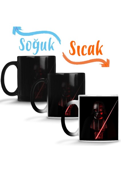 Star Wars Coffee Sihirli Kupa Bardak Porselen