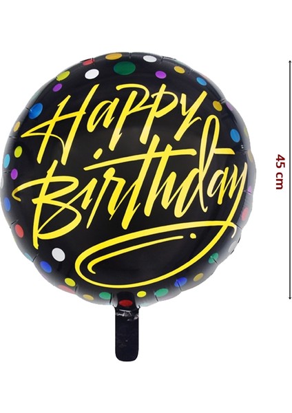 Happy Birthday Folyo Balon - 45cm fiyatları