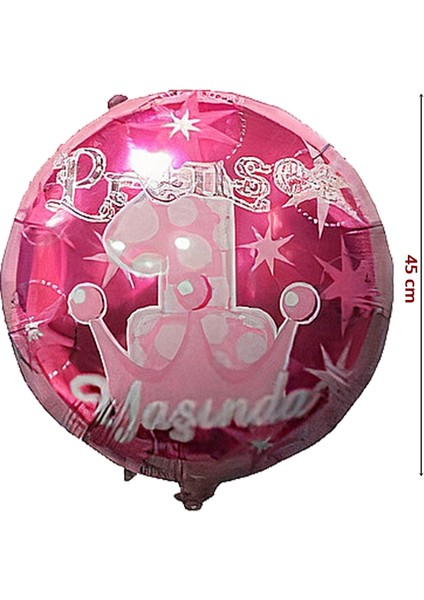 Prenses 1 Yaşında Folyo Balon - 45cm fiyatları
