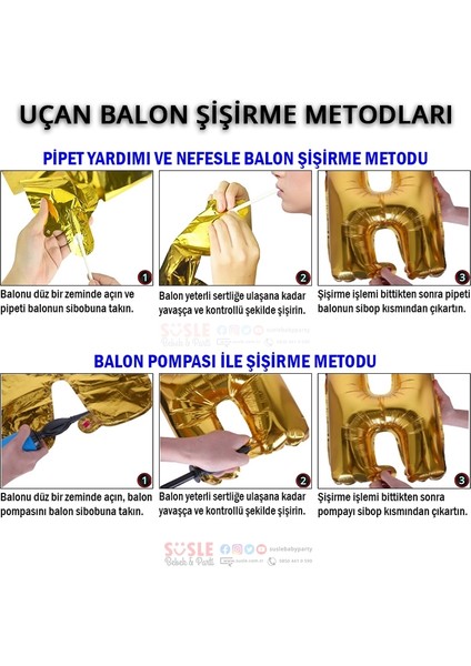 8 Rakam Ayaklı Folyo Balon, 65 cm - Altın fırsatları